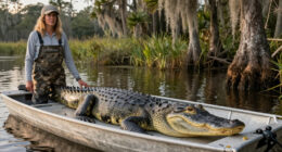 Longtime Alligator Guide Catches One Of The Biggest Gators On Record