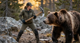 “I Felt It Sink To The Handle.” This Hunter Used An Ice Axe To Fight Off A Charging Grizzly Bear